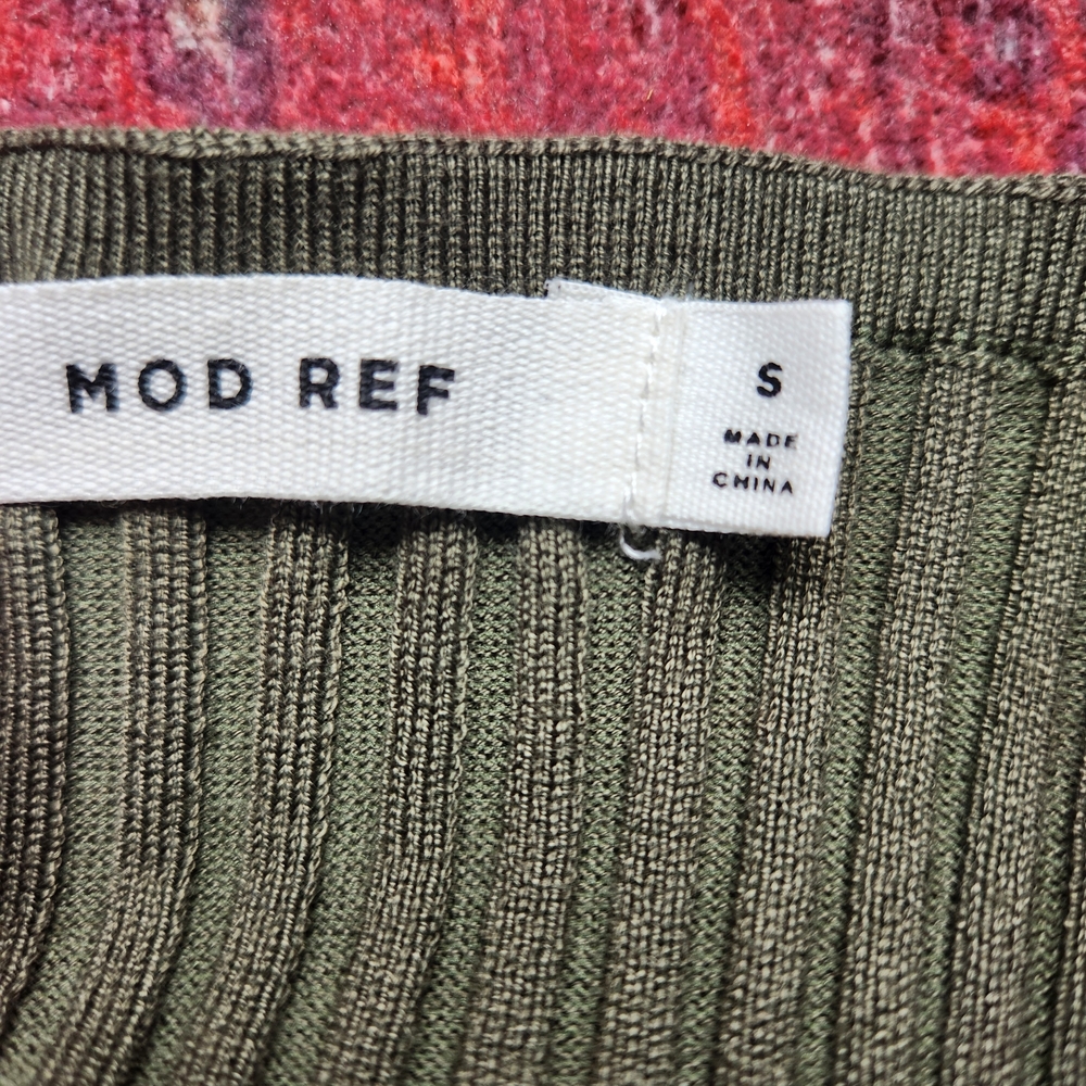 Mod Ref Olive Ribbed Maxi Dress - Picture 3 of 3